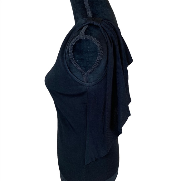 Per se Black One Shoulder Top - Picture 5 of 10